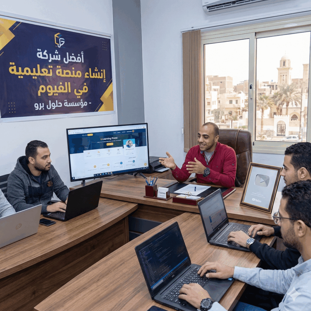 تصميم منصة تعليمية الفيوم